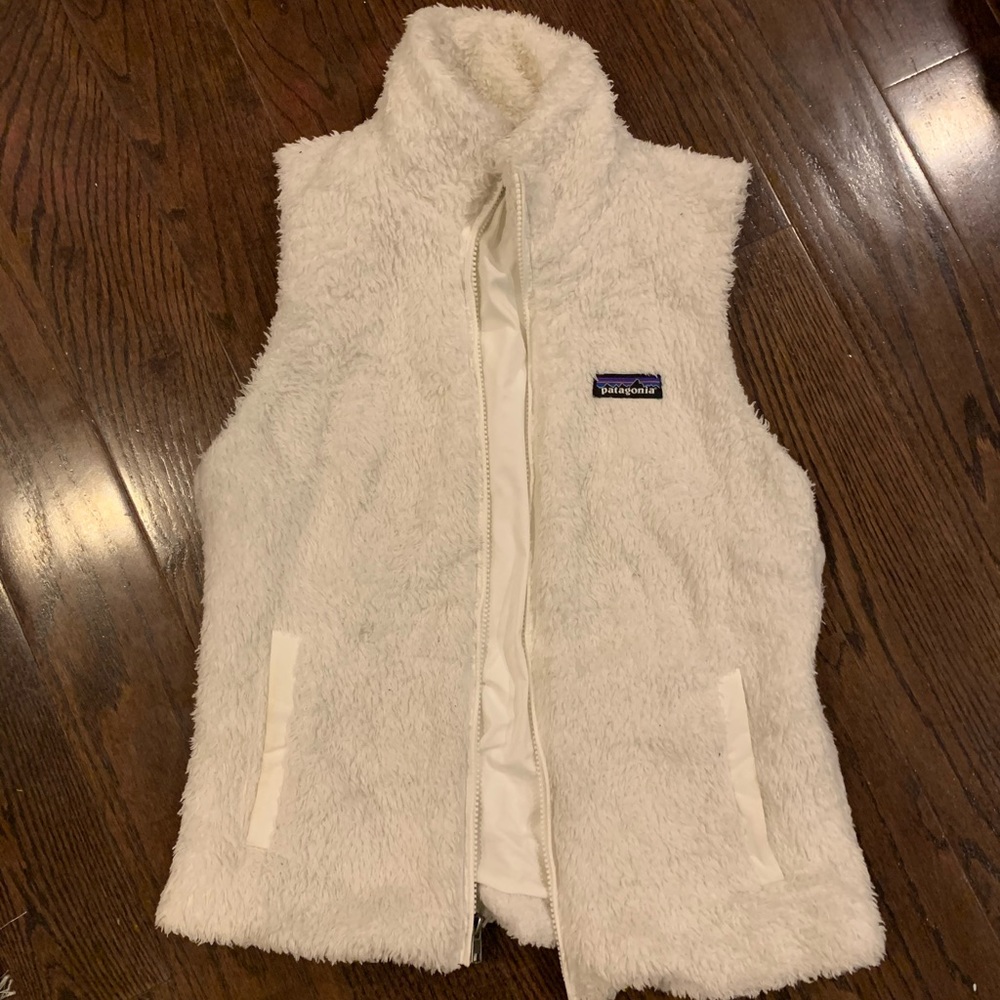 White Patagonia vest